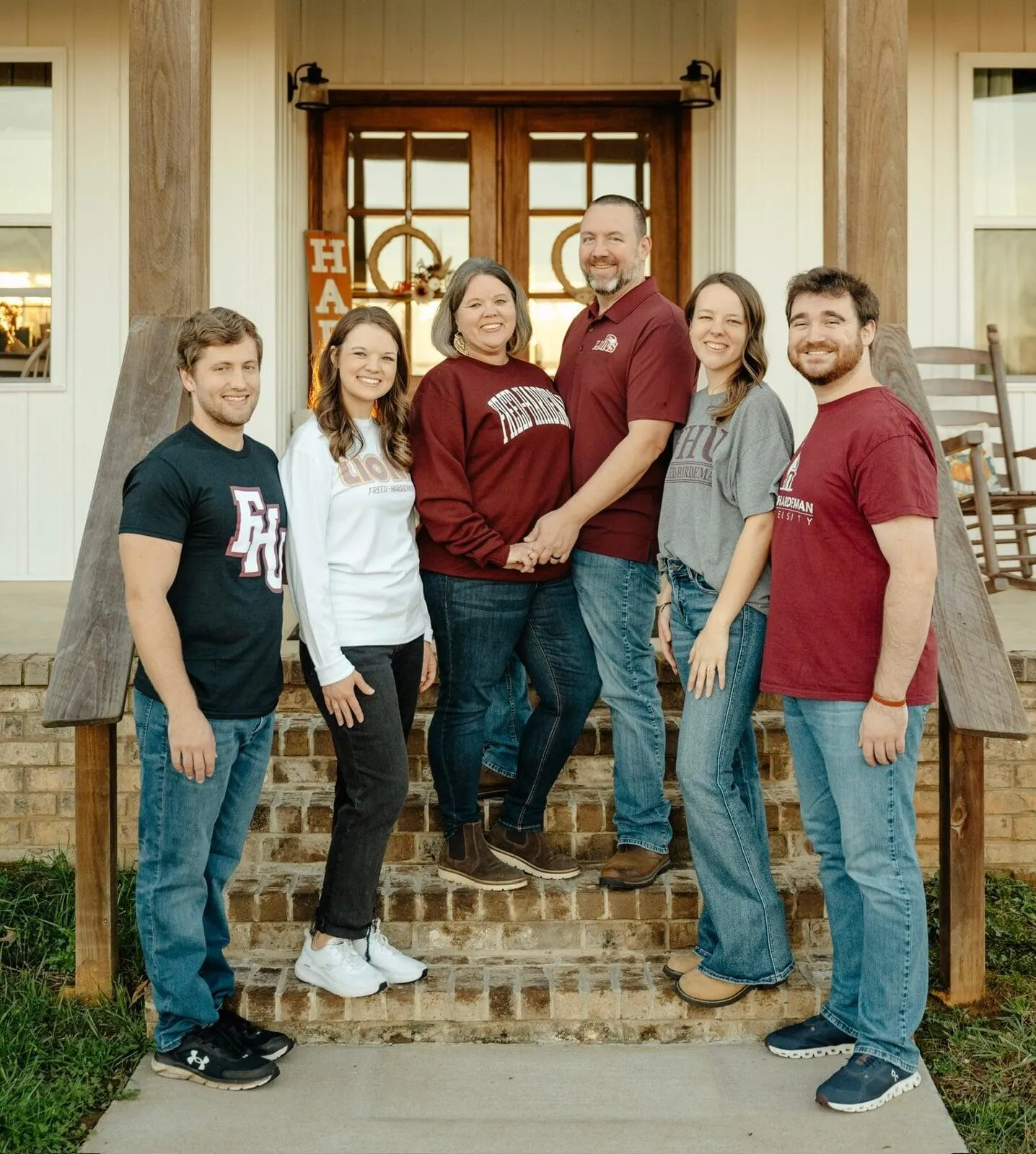 The Barkley family on their farm in Bethel Springs, Tennessee