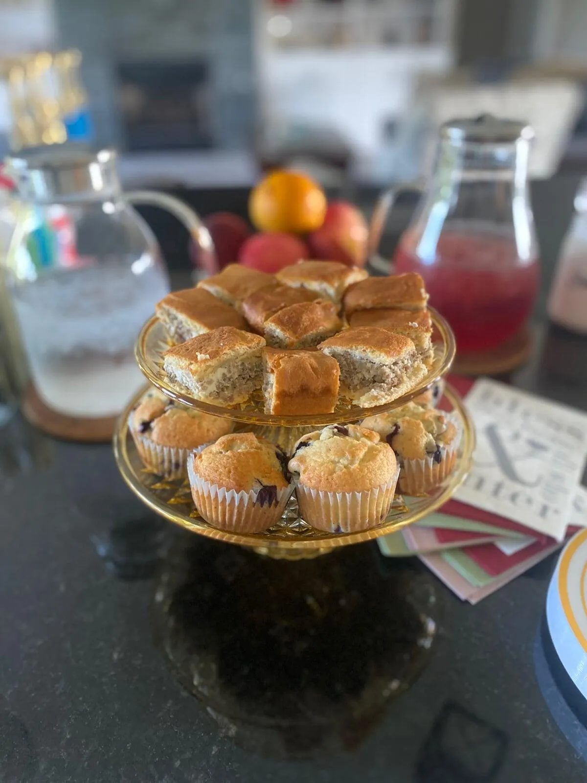 Hot coffee and tea served with breakfast at Barkley Farm